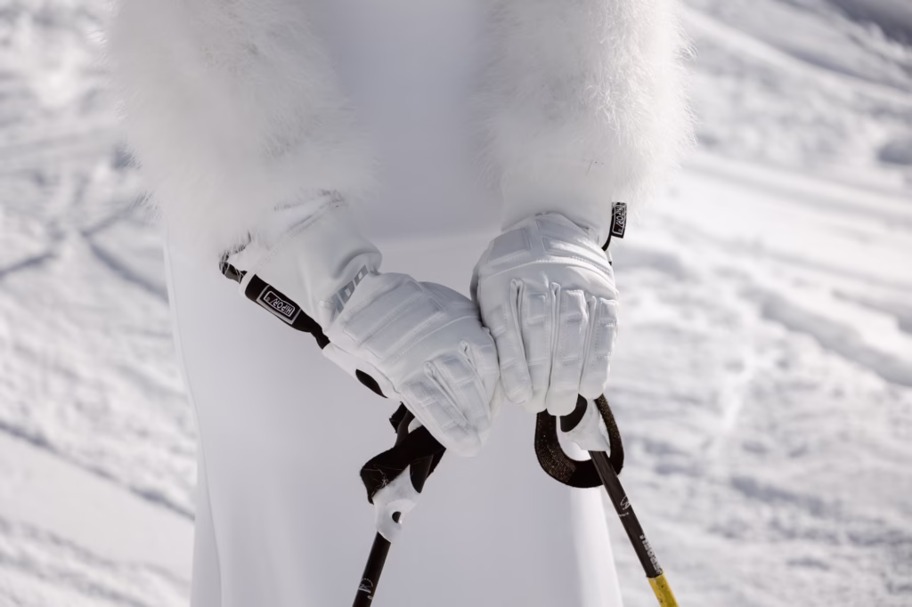ski wedding gloves
