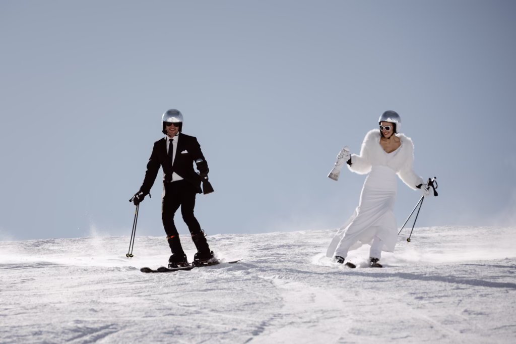 ski elopement photographer