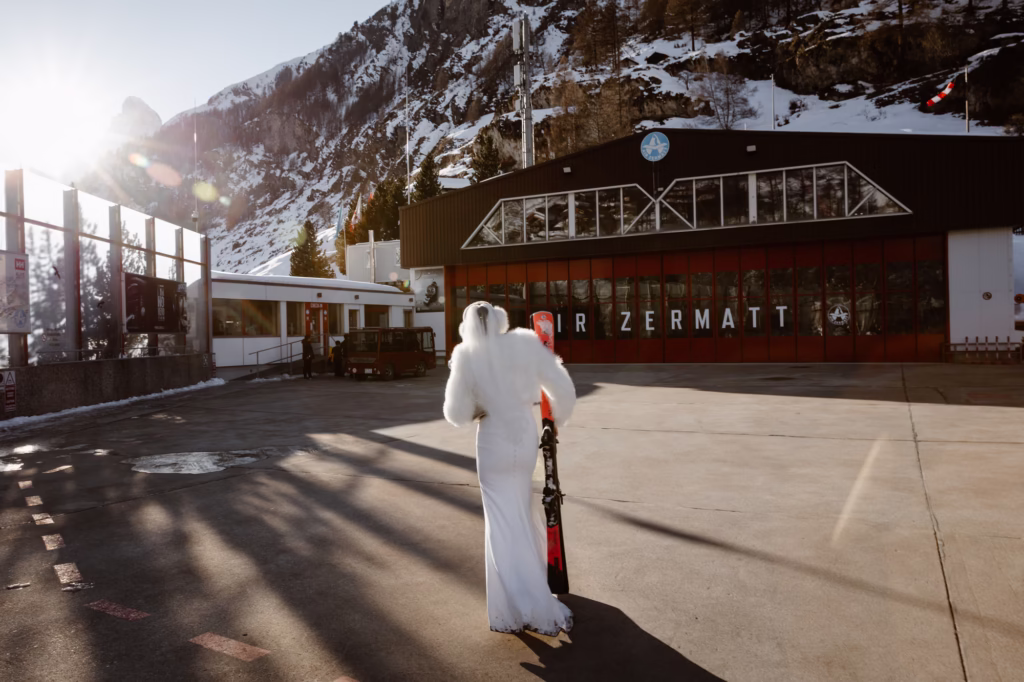 air zermatt wedding